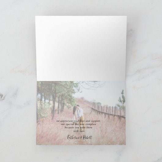 groen goud eucalyptus greenery dank je creditcard feestdagen kaart (Binnen)