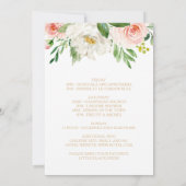 Groen & Goud Geometrisch Bachelorette Weekend Kaart (Achterkant)