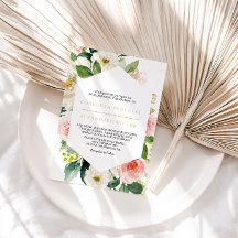 Groen & Goud Geometrische Elegante Bloemen bruilof