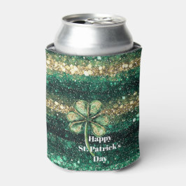 Groen Goud Glans Klaver St. Patrick's Dag Blikjeskoeler