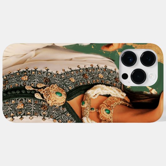 Groen Goud Glitter Glow Art Case-Mate iPhone Case (Achterkant (horizontaal))