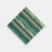 Groen Goud Glitzy Glitter St. Patrick's Day Servet (Hoek)