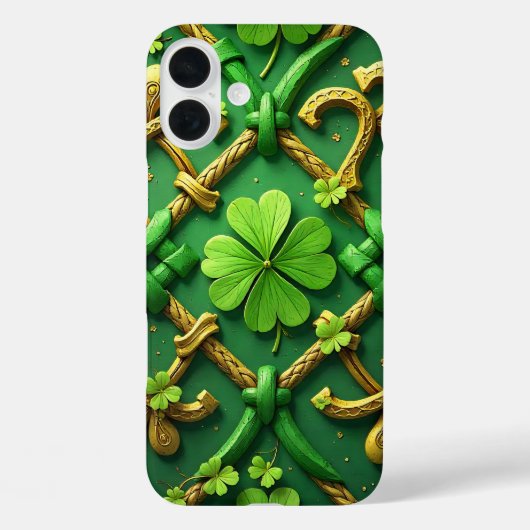 GROEN & GOUD IERS CELTISCHE KLAVERTJE Case-Mate iPhone CASE (Achterkant)