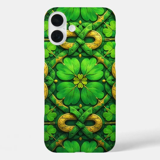 GROEN & GOUD IERS CELTISCHE KLAVERTJE Case-Mate iPhone CASE (Achterkant)