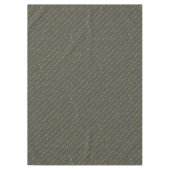 Groen Goud Kerstmis Typografie Patroon36 ID1009 Tafelkleed (Voorkant)
