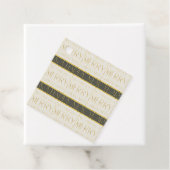 Groen Goud Kerstmispatroon#35 ID1009 Bedankjes Labels (In situ)