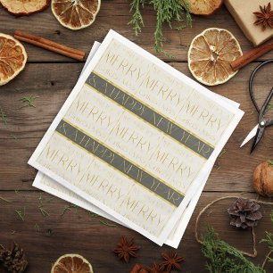 Groen Goud Kerstmispatroon#35 ID1009 Servet