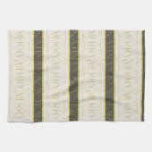 Groen Goud Kerstmispatroon#35 ID1009 Theedoek (Horizontaal)