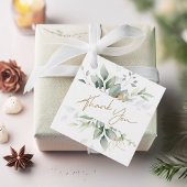 Groen Goud Loof Eucalyptus Bedankt Bedankjes Labels