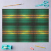 Groen Goud Luxe Linnen Textuur Collectie Tissuepapier (Craft)