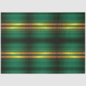 Groen Goud Luxe Linnen Textuur Collectie Tissuepapier (Voorkant)