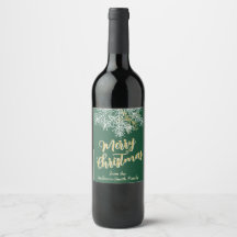 Groen Goud Moderne Elegante Kerst Botanisch