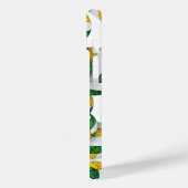 Groen goud monogram meisjesvolleyballen patroon Case-Mate iPhone case (Achterkant / Links)