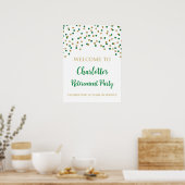 Groen Goud Pensioen Partij Custom 18x24 Poster (Keuken)