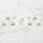 Groen Goud Pompoen Herfst Vrijgezellenfeest Favori Waterfles Etiket (Enkel label)