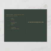Groen Goud RSVP Briefkaart (Achterkant)