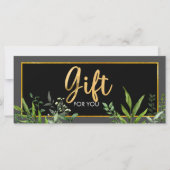 Groen Goud Salon Store Zakelijk Cadeaubon (Voorkant)