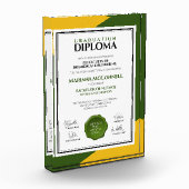 Groen Goud School College Universitair Diploma Fotoblokken (Links)