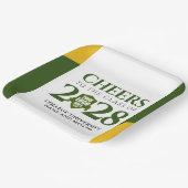 Groen Goud School College University Afstuderen Papieren Bordje (Gebogen)