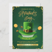 Groen & Goud St. Patrick's Day Feestviering