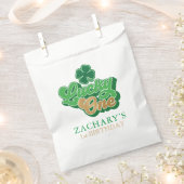 Groen Goud St. Patrick's Lucky One Eerste Verjaard Bedankzakje (Geknipt)
