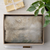 Groen goud tropische bladeren tissuepapier (Geschenk)