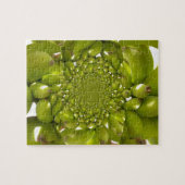 Groen Goud: Tropische Twist banaan Kaleidoscoop Legpuzzel (Horizontaal)