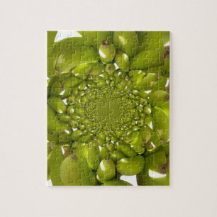 Groen Goud: Tropische Twist banaan Kaleidoscoop Legpuzzel