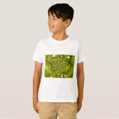 Groen Goud: Tropische Twist banaan Kaleidoscoop T-shirt (Voorkant volledig)