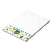 Groen Goud voetballen Accent Atleet Cadeaus Notitieblok (Linkerzijde)