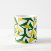 Groen Goud Volleybal Team Kleuren Coach Gift Koffiemok (Center)