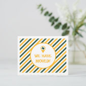 Groen & Goud Wij hebben Gestreepte Bewegende Foto  (Staand voorkant)