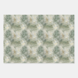 Groen Goud Wit Tropisch Bladeren Inpakpapier Vel