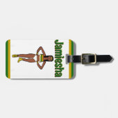 Groen Goud Witte Danser #1 Bagagelabel (Voorkant horizontaal)