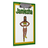 Groen Goud Witte Danser #1 Klembord (Rechts)