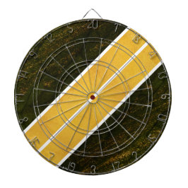 Groen Goud Witte Lijnen Dartbord