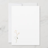 Groen & Goud Word Scramble Baby shower Game Kaart (Achterkant)