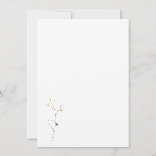 Groen & Goud Word Scramble Baby shower Game Kaart (Achterkant)