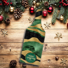 Groen Goud Zwart Glitter Golven Snijplank