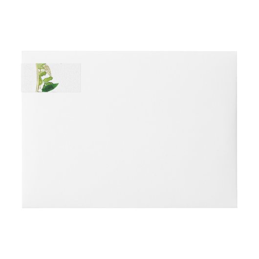 Groen & Goudblad Ingelijste Waterverf Bruiloft (Voorkant)