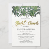 Groen goudblauw Vrijgezellenfeest Kaart (Voorkant)