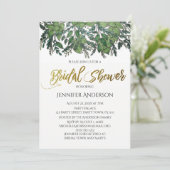 Groen goudblauw Vrijgezellenfeest Kaart (Staand voorkant)