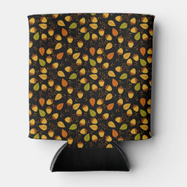 GROEN & GOUDEN BLADEREN MET ORANJE EIKELS BLIKJESKOELER