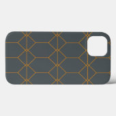 Groen, gouden, eenvoudig, retro, elegante illustra Case-Mate iPhone case (Achterkant (horizontaal))