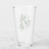 Groen Gouden Glitter Klaver St. Patrick's Dag Glas (Achterkant)