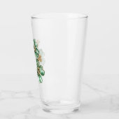 Groen Gouden Glitter Klaver St. Patrick's Dag Glas (Links)