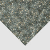Groen Gouden Glitter Verjaardag Tissuepapier (Detail)