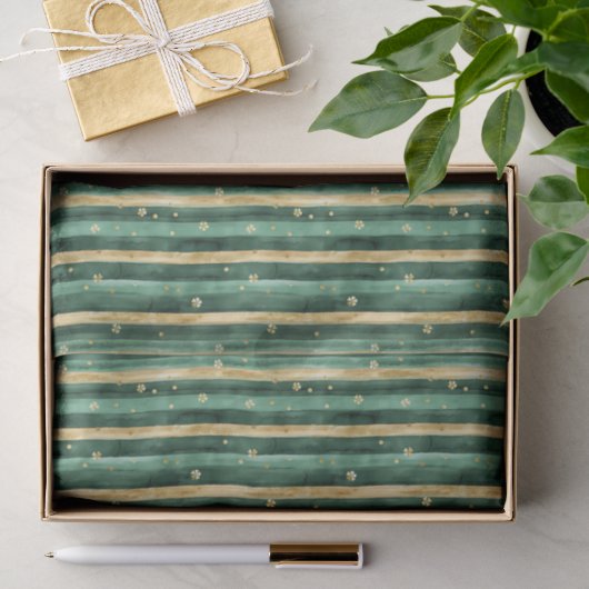 Groen Gouden Klaver St. Patrick's Day Tissuepapier (Geschenk)
