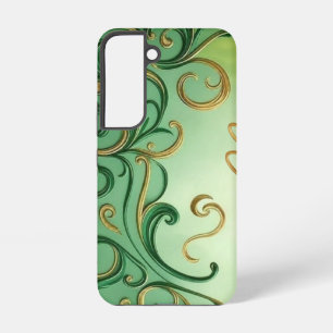 Groen/Gouden koninklijke Saint Patrick's Day Samsung Galaxy Hoesje