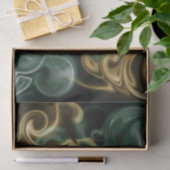 groen, gouden, rood en zwart glanzend gekleurd tissuepapier (Geschenk)